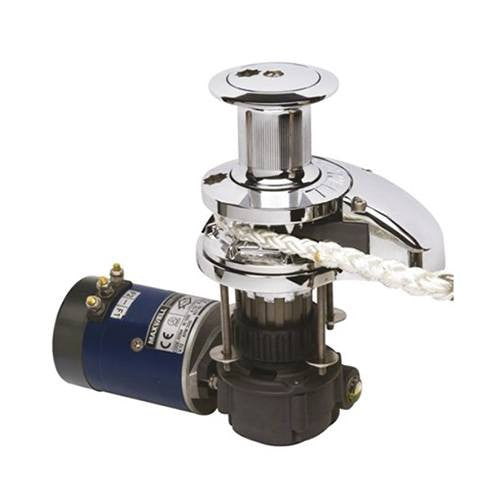 Maxwell RC10 Windlass w/ Capstan, 5/16" Chain & 5/8" Rope, 12V, Boats to 47 ft (RC108CAP12V)