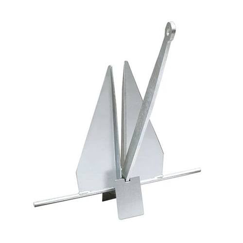 Danforth Hi-Tensile Anchor 94019, 5H Size, 1,000 lbs Holding Power for Boats Under 31 ft