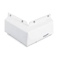 Hull Hugr White Dock Corner Bumper 12" - Vinyl/Polyester Tri-Laminate, HHB-C2W
