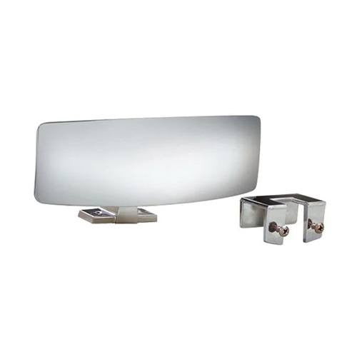 Attwood 9083-7 Perma-Plate Chrome-Plated Adjustable Ski Mirror, 180-Degree Convex, Shatter-Proof