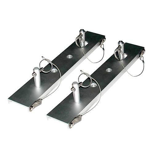 JIF Marine Dock Ladder Quick Release Mounting Plate, EDC, Silver