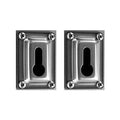 Garelick 76000 Shur-Loc Ladder Catches, Stainless Steel, Pair - Hull/Deck Mount for Latch-Type Boarding Ladders