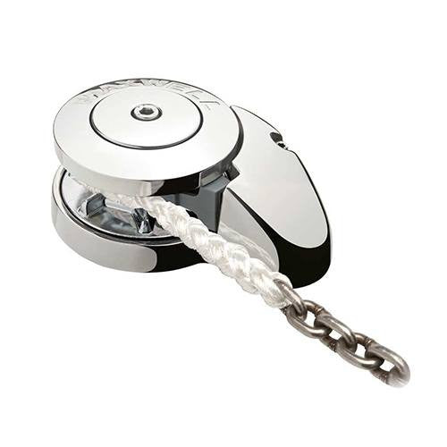 Maxwell RC612V Vertical Windlass, 12V, 1/4 Inch Chain & 1/2 Inch Rope, 770 lb Max Pull, Boats to 30 ft