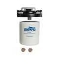 Sierra 18-7982 Fuel Water Separator Kit, 1/4 Inch Aluminum, 10 Micron - Available in Standard Kit or Filter with Bonus Pack