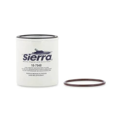 Sierra 18-7948 Spin-On Fuel Filter Element, 10 Micron, Fits Racor 320RRAC01, Replaces Mercury 35-886638