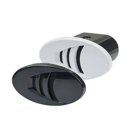 AFI Drop-In Hidden Boat Horn 10079 with Black and White Grills, 12V 107dB
