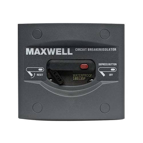 Maxwell Breaker/Isolator Panel for 12V/24V DC Windlass Systems - Available in 80 Amp and 135 Amp