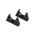 Garelick 99193 Sport Diver Storage Brackets, 2-1/4 Inch Black Delrin, Pair