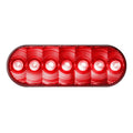 Anderson LumenX Oval LED Trailer Stop, Turn & Tail Light - Red Lens, PL3 Socket, V821KR-7