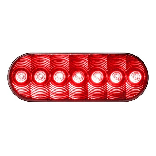Anderson LumenX Oval LED Trailer Stop, Turn & Tail Light - Red Lens, PL3 Socket, V821KR-7