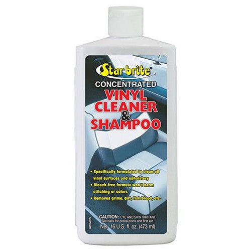 Star brite Concentrated Vinyl Cleaner & Shampoo, 16 oz, Biodegradable Formula for Boat Vinyl Interiors & Exteriors