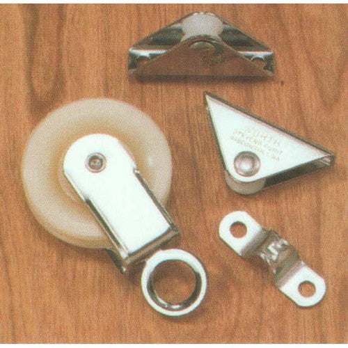 Worth 15100 Stainless Steel Swivel Pulley and Line Guide Set for Anchor Mate Anchor Control Systems
