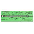 World Wide Marine Rod Rul-R Fishing Rod Measuring Tape, Measures Fish Up to 30 Inches