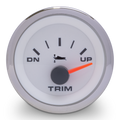 Sierra 62549P White Premier Pro 2 Inch Trim Gauge for Mercury/Volvo Penta DP/SX and Yamaha