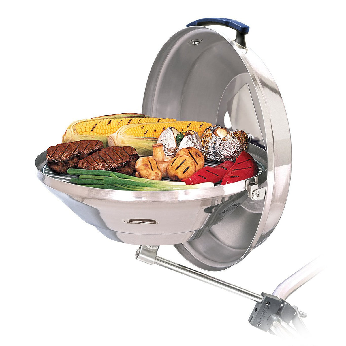Magma Marine Kettle Party Size Charcoal Grill, 17 Inch, 304 Stainless Steel, A10-114CE