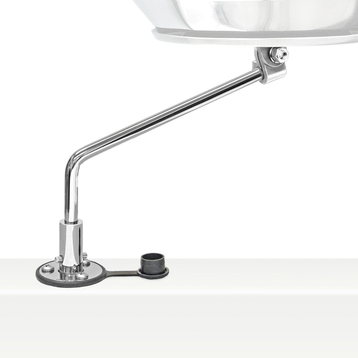 Magma A10-126 Marine Kettle Locking Flush Deck Socket Mount, 304 Stainless Steel