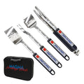Magma A10-132T Telescoping Grill Tools Set, 5-Piece, 304 Marine Grade Stainless Steel