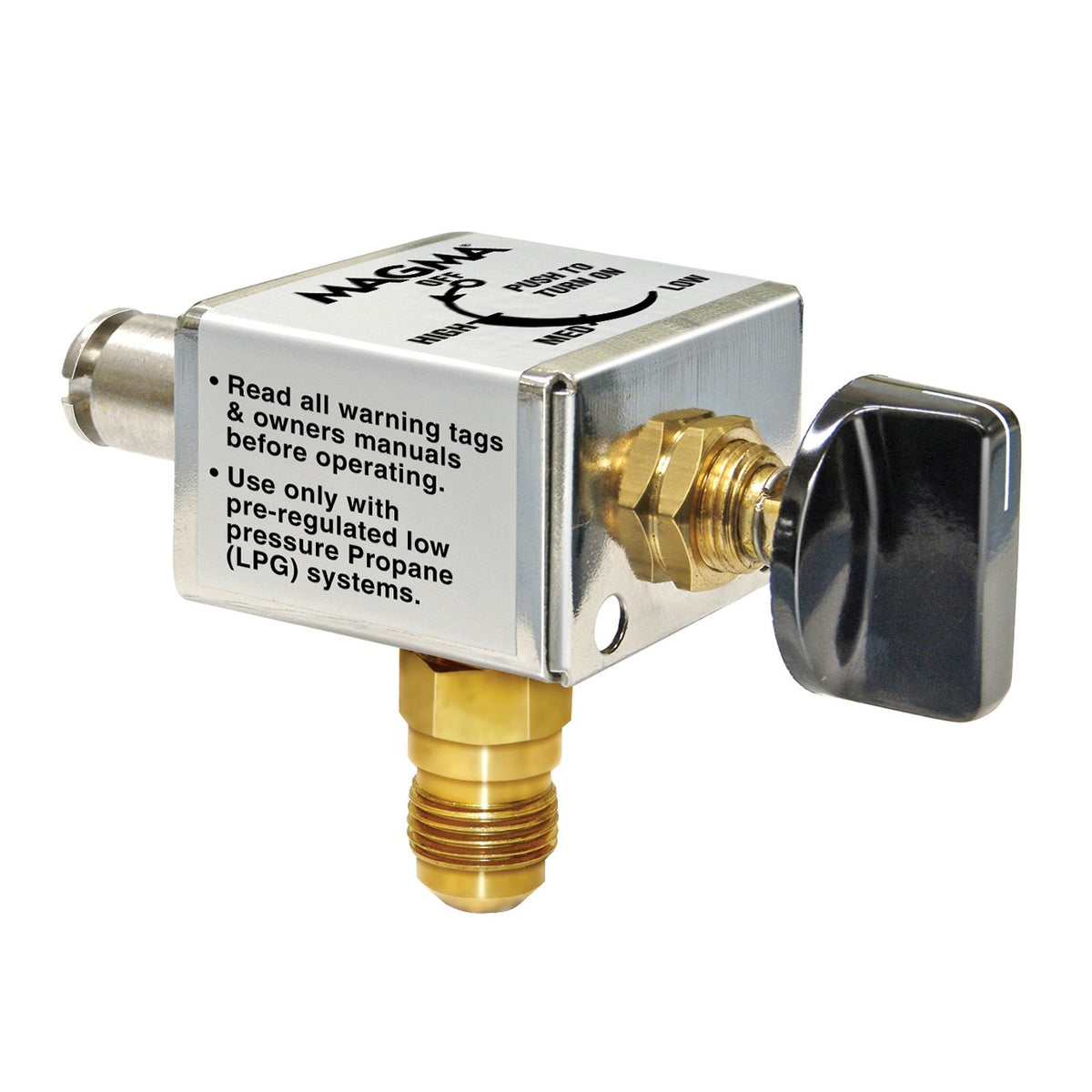 Magma A10-223 LPG Low Pressure Control Valve, Type 3, Medium Output for 12 Inch x 18 Inch Grills