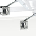 Magma A10-240 Marine Kettle Side (Bulkhead) or Square/Flat Rail Mount, 304 Stainless Steel