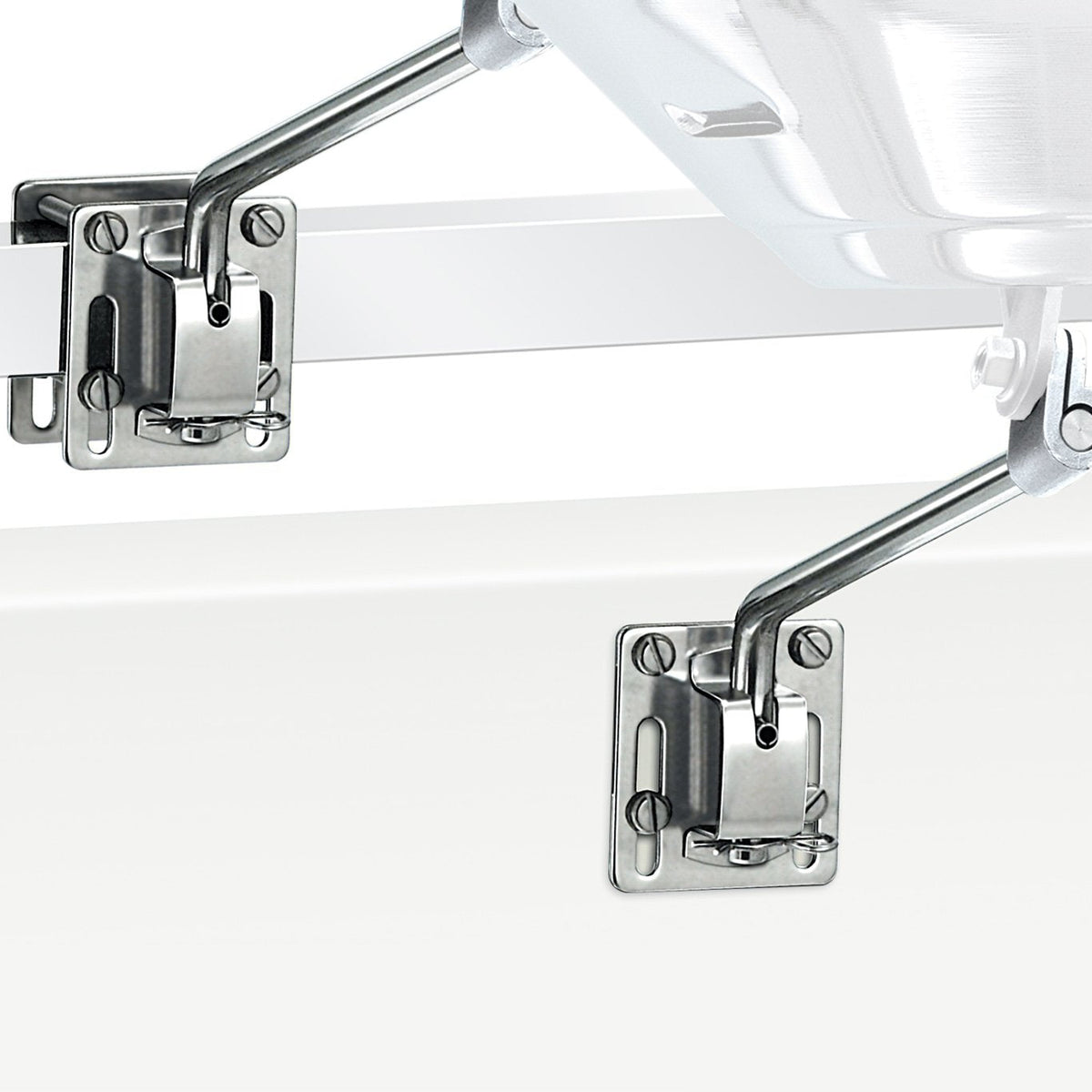 Magma A10-240 Marine Kettle Side (Bulkhead) or Square/Flat Rail Mount, 304 Stainless Steel