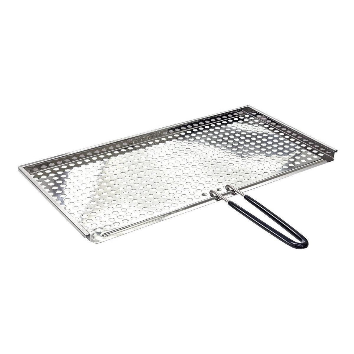 Magma Rectangular Fish and Veggie Grill Tray, 8 Inch x 17 Inch, Stainless Steel, A10-297