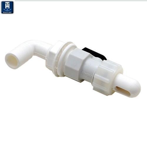 T-H Marine AHVWD-92 Aerator Spray Head / Washdown Combo Fitting, White, 3/4 Inch Hose Barb