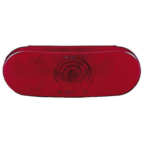 Anderson E421R Oval Stop/Turn/Tail Trailer Light, Red Incandescent, Fits Curbside or Roadside