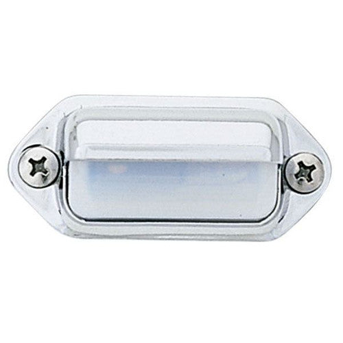 Anderson E434 12-Volt Chrome-Plated Trailer Courtesy Light with License Plate Illumination