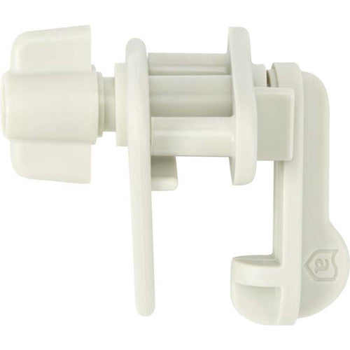 Attwood 11404-6 Universal Pontoon Gate Latch, Fits Left- or Right-Hinge Gates, Square Frames 1 to 1-1/4 Inch