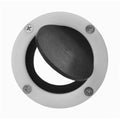 Attwood 3876-3 Thru-Transom Scupper Valve with Flapper, Acetal, for 1-1/2 Inch I.D. Hose