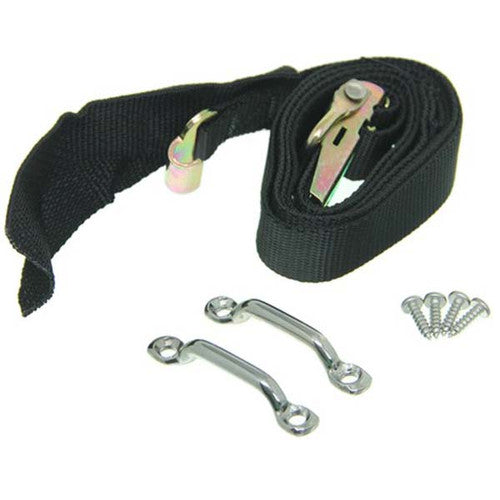 Boat Buckle Kwik-Lok Gas Tank/Battery Box Tie-Down, 1 Inch x 4 Feet, 400 lb Safe Working Load