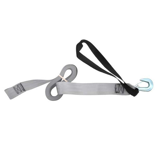 Boat Buckle PWC Winch Strap w/ Tail End, F14215, 2 Inch x 15 Feet