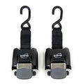 Boat Buckle G2 Stainless Steel Retractable Transom Tie-Downs, 2 x 43 Inch, Pair (F14256)