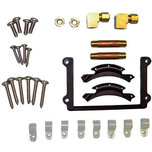 Bennett H1170A Hydraulic Trim Tab Hardware Pack - Brass Fittings and Mounting Hardware Kit