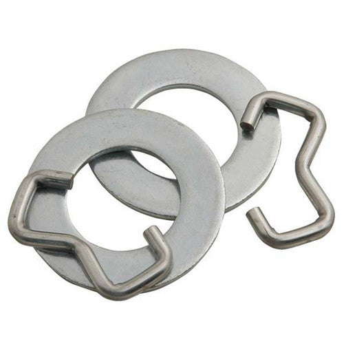 CE Smith Wobble Roller Retainer Rings and Washers, 1-1/8 Inch Shaft, Zinc Plated - Part 10980