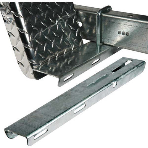 CE Smith Galvanized Fender Step Pad, 3 in x 15-1/4 in, 12 Gauge Steel, Model 26212GA