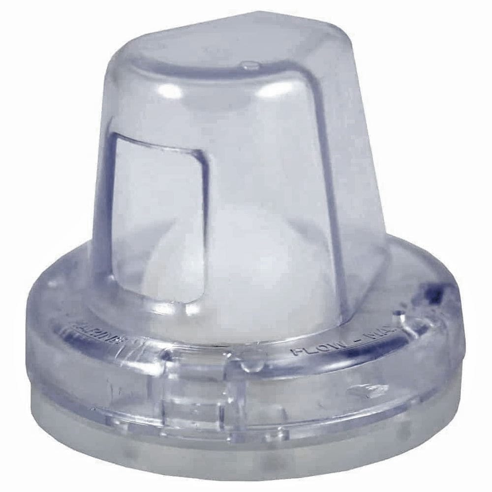 T-H Marine Flow-Max Ball Scupper, Clear, 3 Inch Diameter x 2-1/2 Inch, Fits 1-1/4 Inch Motorwell Tubes