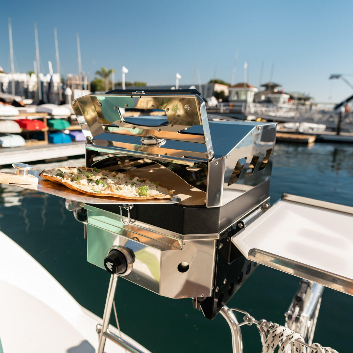 Magma Marine Crossover Pizza Top CO10-105-M - Stainless Steel Pizza Oven Top for Single Firebox
