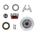 Dexter K71-890-00 3.5K Premier Disc Brake Kit, 10 Inch End Kit with Backing Plate