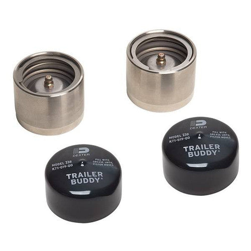 Dexter Stainless Steel Trailer Hub Protector Kit with Bra K71-033-00, Fits 4,200 lb 5-Lug and 5,200 lb 6-Lug Trailer Hubs