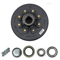 Dexter Trailer Hub Kit 008-393-91, 7,200 lb Capacity, 9/16 Inch Studs, Grease Lubrication with Cone Nuts