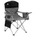 Coleman Cooler Quad Chair, Black and Gray, 300 lb Weight Capacity