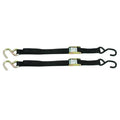 BoatBuckle Cam Buckle Transom Tie-Down, 1 Inch x 5.5 Feet, 1,200 lb Break Strength, Sold as a Pair