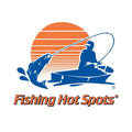 Fishing Hot Spots Detroit River Fishing Map, Michigan (L131)