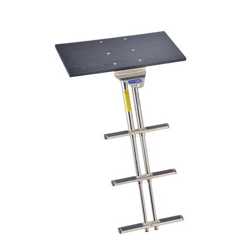 Garelick 19636 Under Platform Double Tube Telescoping Dive Ladder, 3-Step Stainless Steel
