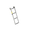 Garelick Telescoping 4-Step Transom Ladder, 304 Stainless Steel, 400 lb Rated, Model 19684
