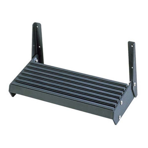 Garelick Black Vinyl Footrest, Anodized Aluminum Uprights, 15 x 7.5 x 8.25 Inch (27315)