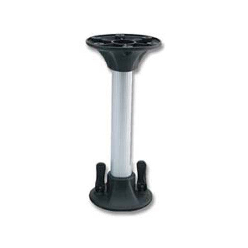 Garelick Quick Release Table Pedestal System, 2-1/4 Inch Anodized Aluminum Stanchion, 27 Inch Installed Height, 75640