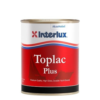 Interlux TopLac Plus Topside Boat Paint, Sapphire Blue, 1 Quart (5824580)