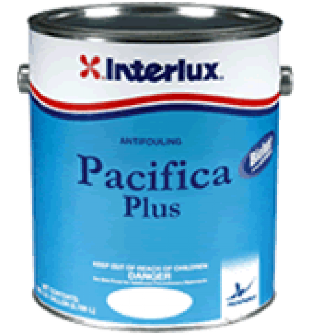 Interlux Pacifica Plus Ablative Antifouling Bottom Paint, Red, Copper-Free, 1 Gallon (5608663)